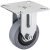 Single Wheel Castor Swivel with or without Brake Wheel Ø 50-75 mm Plate Fixing Screw-on plate or M10 threaded bolt Wheel Ø 50 mm Load capacity: 40 kg