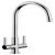 Mixer Tap Dual Lever C-Spout Abode Pico Polished chrome - AT1226