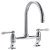 Tap Traditional Bridge C-Spout Abode Ludlow Polished chrome - AT1029