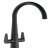 Mixer Tap Dual Lever C-Spout Abode Coniq R Matt black - AT2125