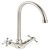 Mixer Tap Dual Lever C-Spout Abode Burford Brushed nickel - AT2171