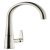Mixer Tap Single Lever C-Spout Abode Coniq R Brushed nickel - AT2116