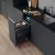 Pull Out Waste Bin 400 mm Vauth-Sagel VS ENVI Space XX Pro S / Pro With synchronised over extension runners For cabinet width 400 mm depth 515 mm 1x 44 litres - lava grey