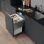 Pull Out Waste Bin 600 mm Vauth-Sagel VS ENVI Space XX Pro S / Pro With synchronised over extension runners For cabinet width 600 mm depth 476 mm 2x 44 litres - silver