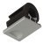 Con Shelf Support D5mm Plug Plastic Grey 7035