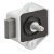 Rim Lock Mini Push-Lock Case Backset 15 mm White