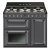 Smeg Vic TR93GR Range Ckr DF Satin