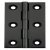 Broad Style Hinge 64x35mm Brass IBMA