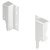 MXS Back Brackets 84mm Steel Wht