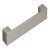 Conway D Pull Handle Aluminium Polished Chrome 160mm Fixing Centres