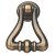Argenton Drop Pendant Handle Zinc Alloy A.Brs D35mm