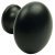 Buxton Knob Cast Iron Black D35x38mm