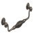 Twister Drop Handle Zinc Alloy Antique Pew 160mm Fixing Centres