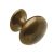 Chester Knob Zinc Alloy Antique Brass D40x29x35mm