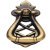Caxton Drop Handle Zinc Alloy Brz/Bru 30x65x20mm