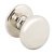Mayberry Knob Zinc Alloy Polished Nickel D32x36mm