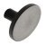 Plato Knob Ocean Plastic Black D42x24mm