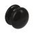 Victoria Knob Ceramic Black D38x30mm