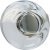 Glacio Knob Zinc/Gls Clr/Nickel D44x25mm