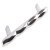 Steel.Vincent Pull Zinc Alloy Polished Nickel 128mm Fixing Centres