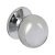 Kendrick Knob Brass Polished Chrome D25x30mm