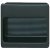 Aros Inset Handle Steel Matte Black 75x32mm