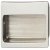 Aros Inset Handle Brs PNP/Matte 75x32mm
