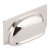 Queslett Cup Handle Brass Polished Nickel 96mm Fixing Centres