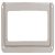 Label Frame Steel Sat Nickel Plt 93x42x2mm