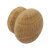 Turned EndGrain Knob Unfin Oak D39x28mm