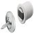 Mortice Magnetic Catch 1.4kg Steel/Plastic Wht