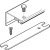 Hawa Concepta Con Bracket/Wood Sgl 900mm Anodised