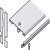Hawa Concepta III Connector Set 2Dr Top