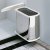 Hailo Uno 450 Bin Hinged 18L Stainless Steel/Wht
