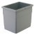 One2Four Bin 275x211x281mm 13.5L Aluminium Grey