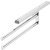 Towel Rail 2-Arm 440mm Aluminium PC
