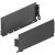 MX Std Sgl Drawer Sides 120/350mm Steel Antique