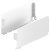 MX Std Sgl Drawer Sides 150/550mm Steel Wht