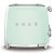 Smeg FAB TSF03PGUK Toaster 4 Slc P.Grn