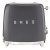 Smeg FAB TSF01GRUK Toaster 2 Slc Satin Grey