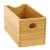 Storage Box Set x4 150x150x250mm Oak/Clr