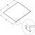 Base Unit Liner Sgl 563x496mm Matte Aluminium
