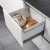 Hailo Pantry-Box 600mm Wide Drws Plastic Wht