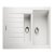Rectangle Andesite Ign AND1052CW 1.5B Sink Wht