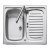 Rectangle Euroline EL860/NC 1.0B Sink Rev Stainless Steel