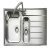Rectangle Oakland OL9852R 1.5B Sink RHD Stainless Steel