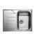 Rectangle Michigan MG8001 1.0B Sink Rev Stainless Steel