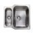 Rectangle Atl.Classic UB3515 1.5B Sink Rev Stainless Steel