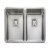Rectangle Atl.Quad QU3434 2.0B Sink UH Stainless Steel