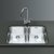Smeg Alba UM4545 2.0B Sink UH Stainless Steel